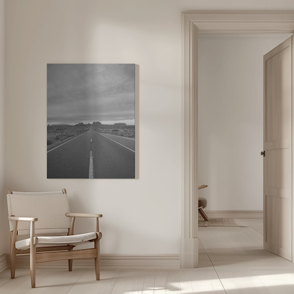 Monochrome Monument Valley II Canvastavla 50x70 cm