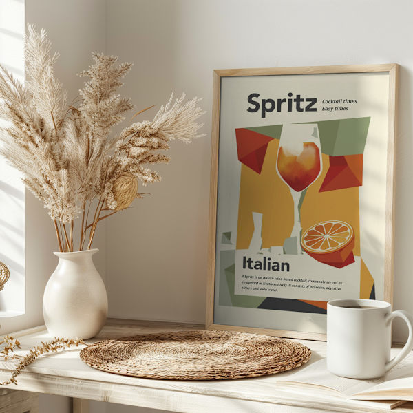Aperol spritz print Poster 30x40 cm