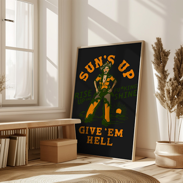 Suns Up 2.png Poster 50x70 cm