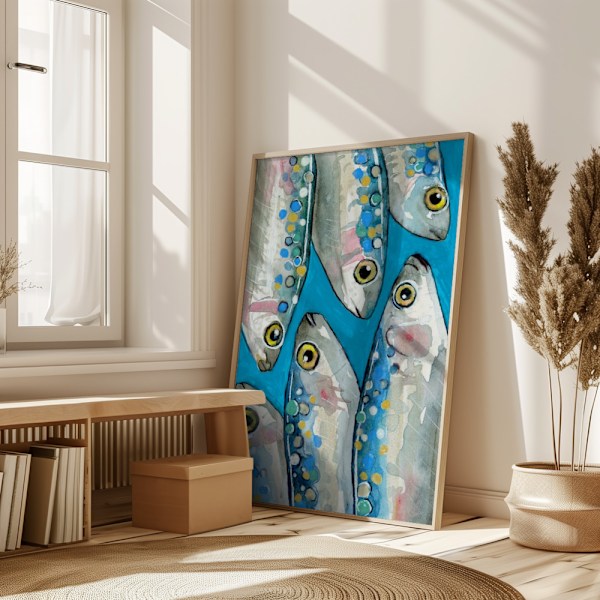 Fishes Poster 50x70 cm