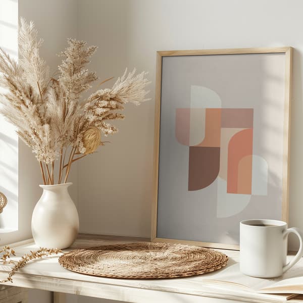 Retro Geometric III Poster 30x40 cm