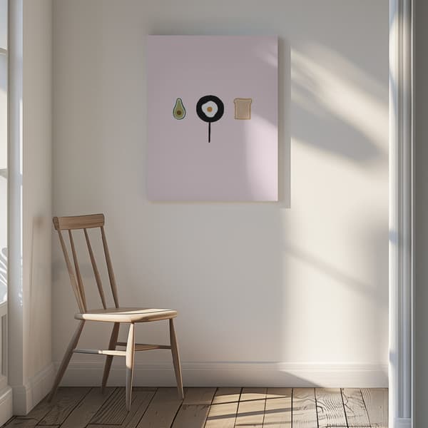 Brunch Canvastavla 30x40 cm