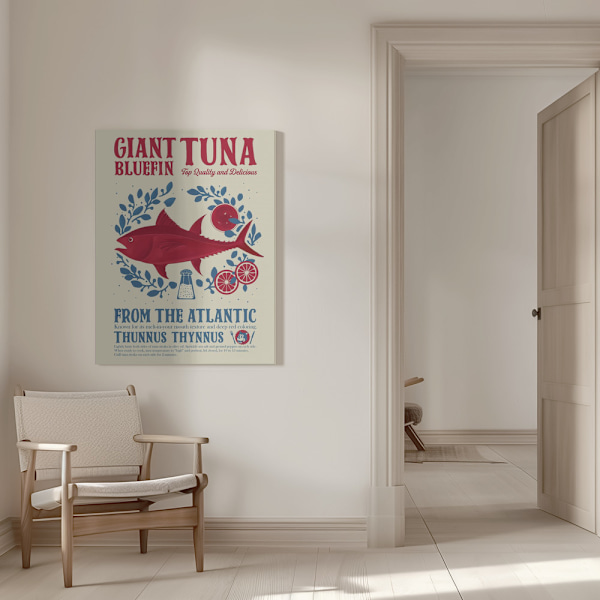 Tuna kitchen print Canvastavla 50x70 cm