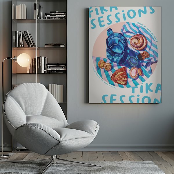 The After Beach Nap Canvastavla 50x70 cm