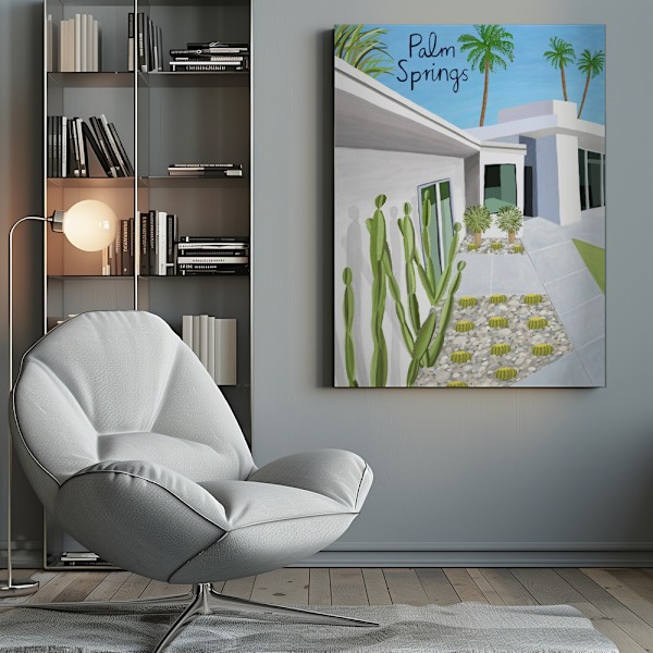 Dalc 196 Palm Springs 25x35 Canvastavla 50x70 cm