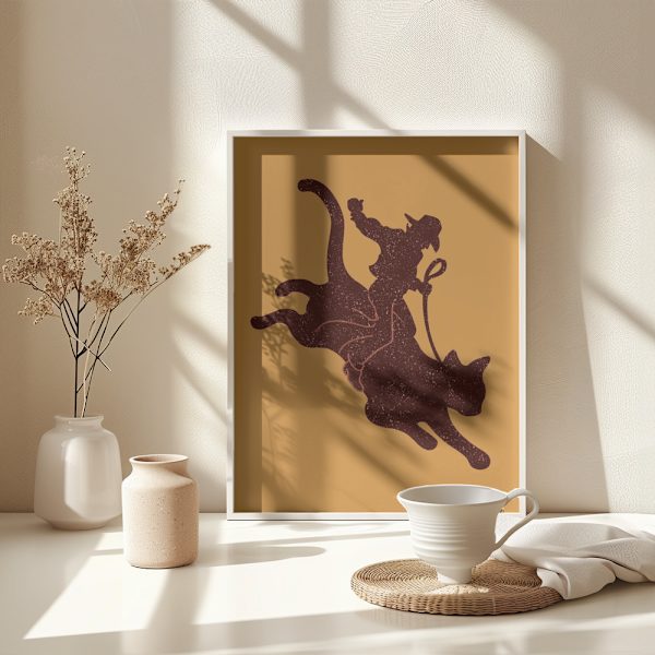 RODEO CAT Poster 30x40 cm