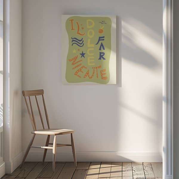La Dolce Far Niente Canvastavla 30x40 cm