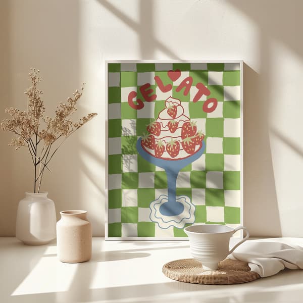Gelato Poster 30x40 cm