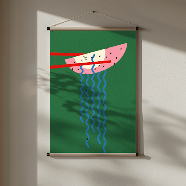 Hollywood Ramen Poster 30x40 cm