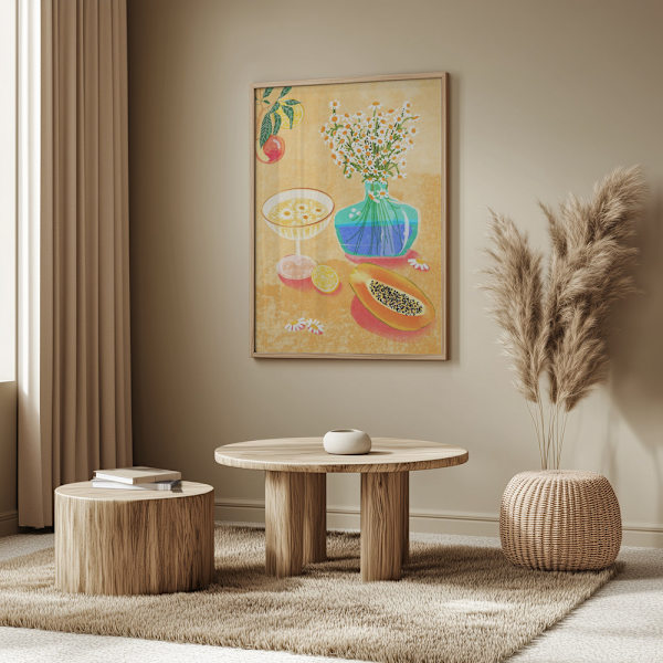 Summer Day Vibes Poster 50x70 cm