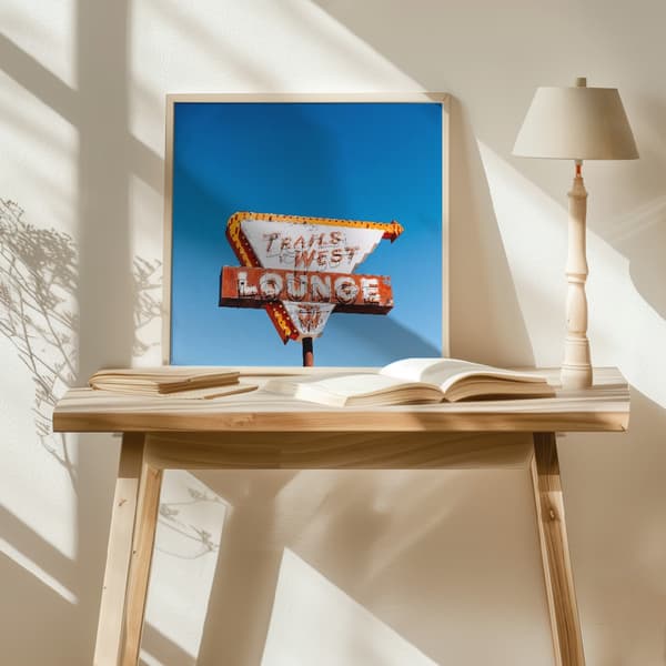 Trails West Lounge 2 Poster 50x50 cm