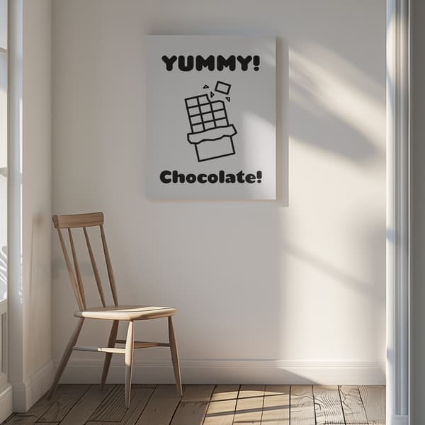Chocolate Canvastavla 30x40 cm
