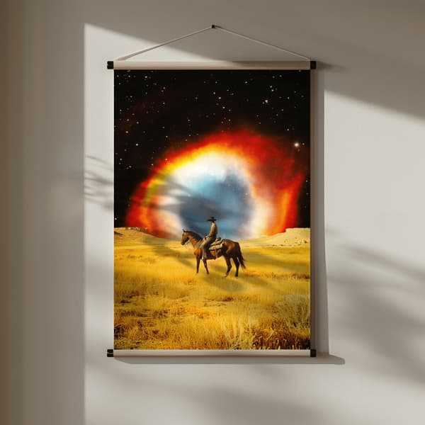 Nebula Cowboy Poster 30x40 cm