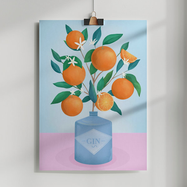 Oranges Poster 50x70 cm