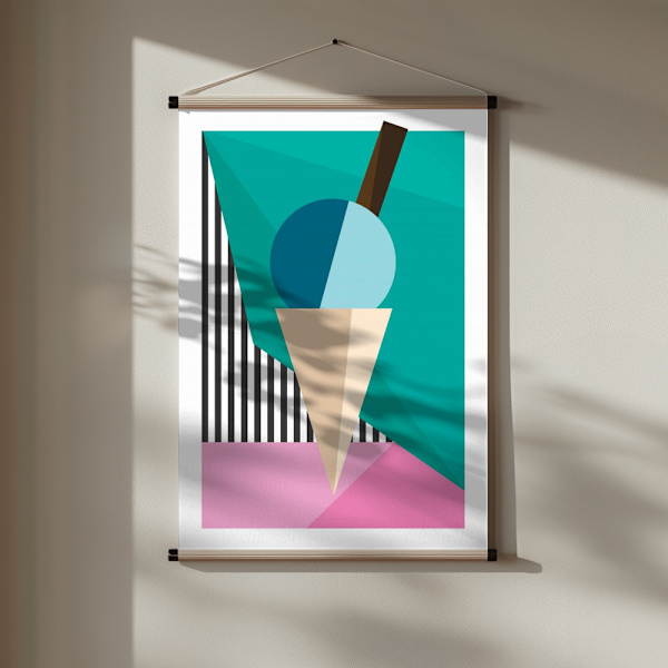Ice Cream Poster 30x40 cm