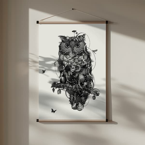 Owl Poster 30x40 cm