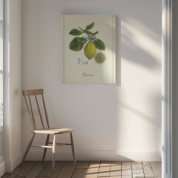 Lemon Canvastavla 30x40 cm