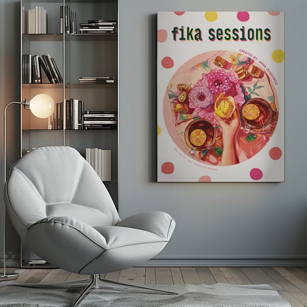 Spill the Tea Canvastavla 50x70 cm