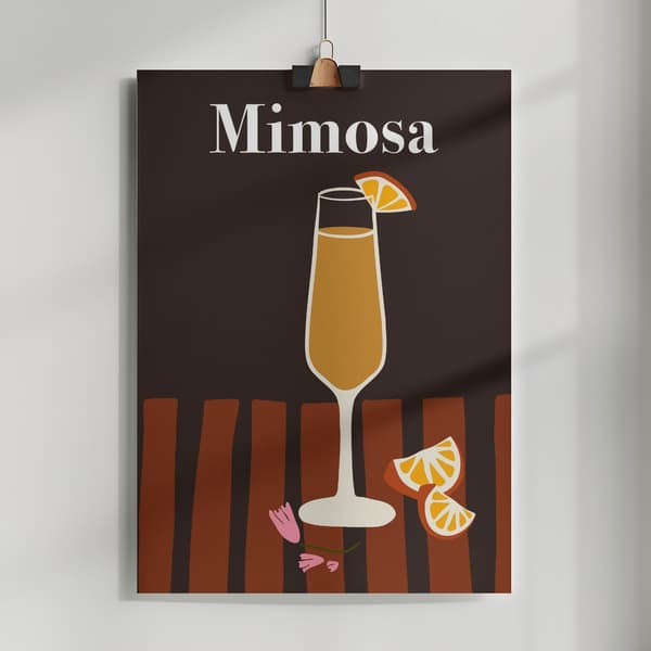 Mimosa Poster 50x70 cm