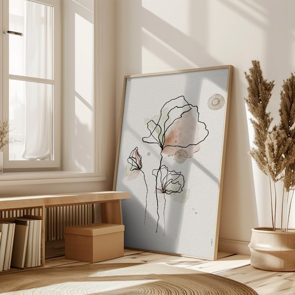 BOTANICAL SUNLOVER Poster 50x70 cm