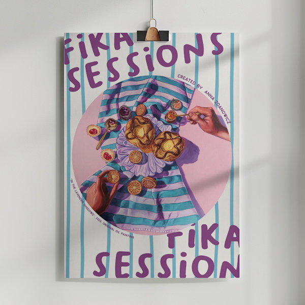 In the Lavender Shadows Poster 50x70 cm