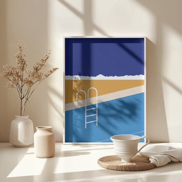 Desert Pool Poster 30x40 cm