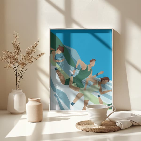 Run, baby, run Poster 30x40 cm