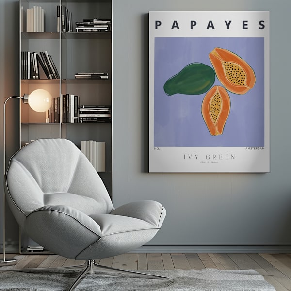 Papayes Canvastavla 50x70 cm
