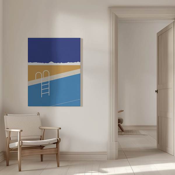 Desert Pool Canvastavla 50x70 cm