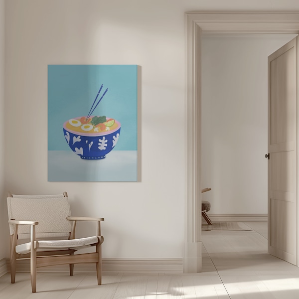 Ramen Bowl Canvastavla 50x70 cm