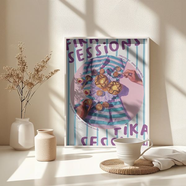 In the Lavender Shadows Poster 30x40 cm