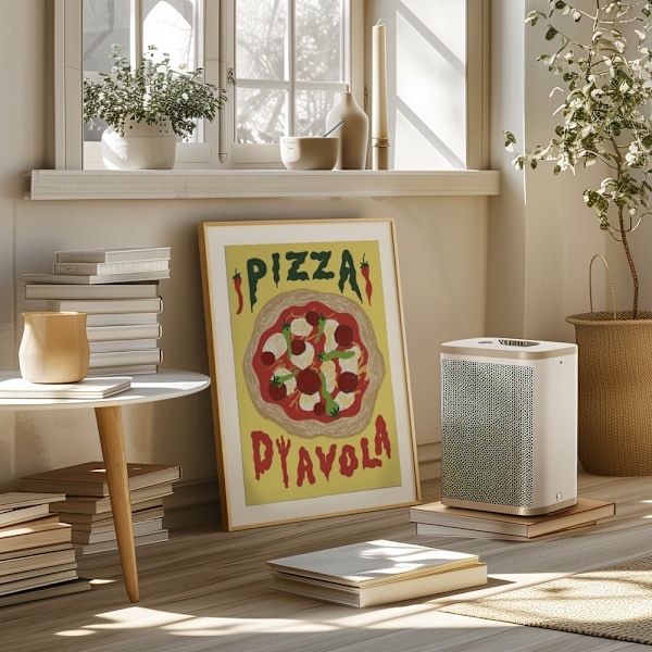 Pizza Diavola Poster 50x70 cm