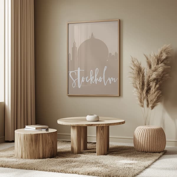 Skyline Earth Tone 2 83 Poster 50x70 cm