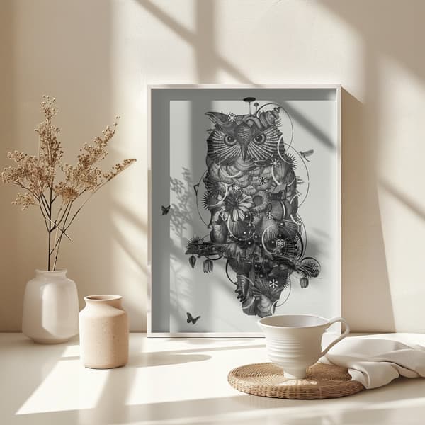 Owl Poster 30x40 cm