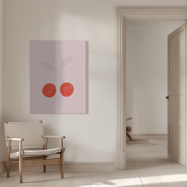 Cherries Canvastavla 50x70 cm