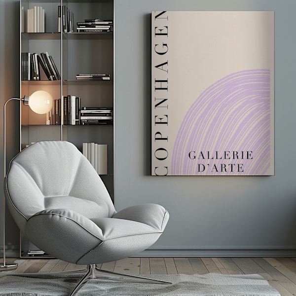 Copenhagengalerielilac Ratio2x3 Canvastavla 50x70 cm