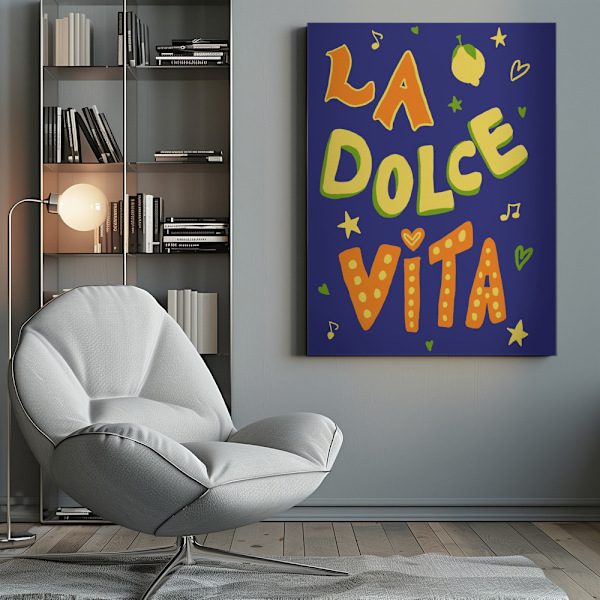 La Dolce Vita Canvastavla 50x70 cm