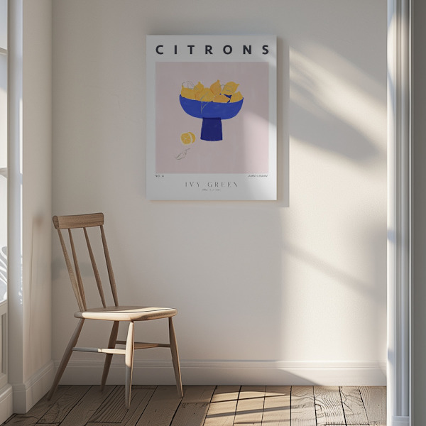 Lemons Canvastavla 30x40 cm