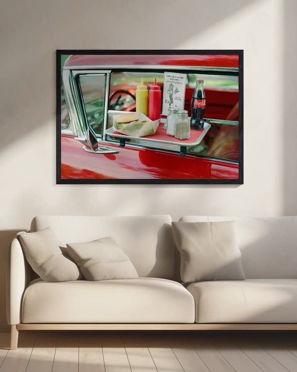 Classic Car V Poster 70x50 cm