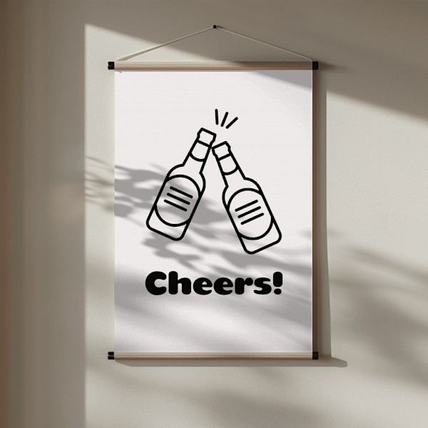 Cheers Poster 30x40 cm