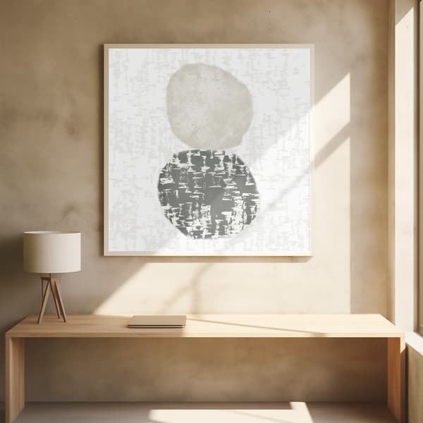 Organic circles Poster 50x50 cm