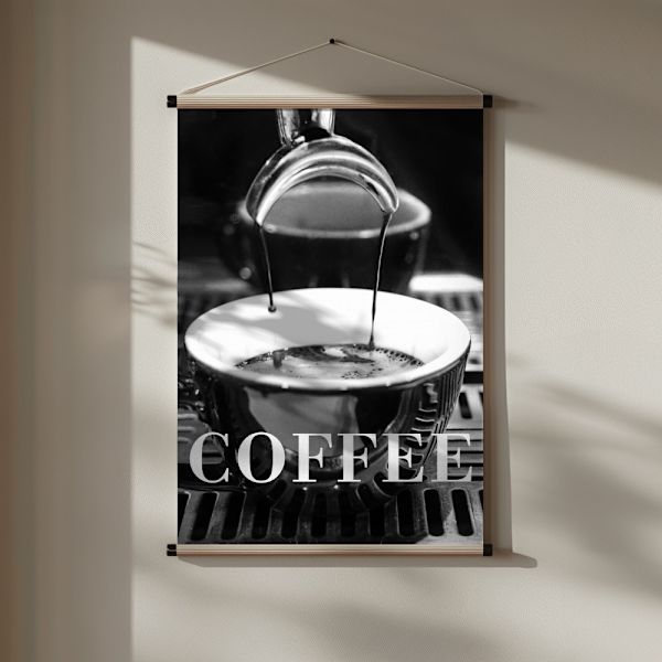 Coffee Text 2 Poster 30x40 cm