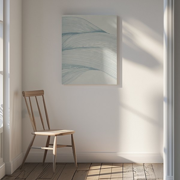 Ocean in lines 01 Canvastavla 30x40 cm