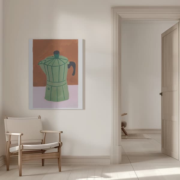 The Coffee Pot Canvastavla 50x70 cm
