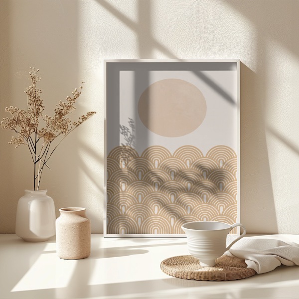 Retro Summer Poster 30x40 cm