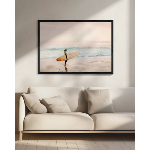 Surfer Cowgirl Poster 70x50 cm
