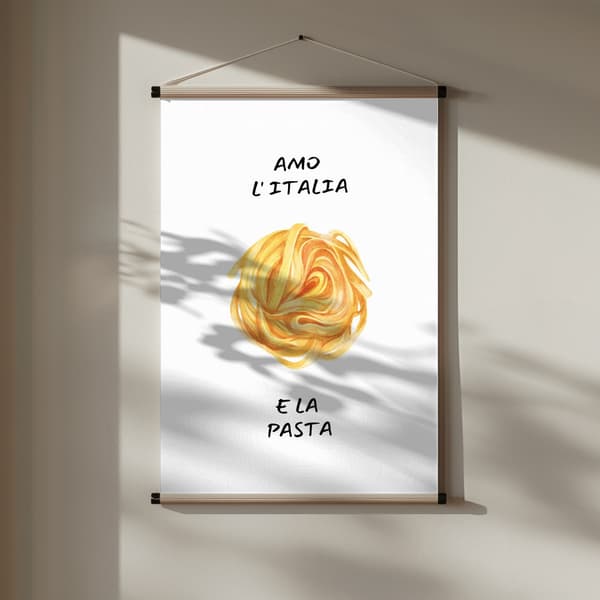 Amo l´italia Poster 30x40 cm