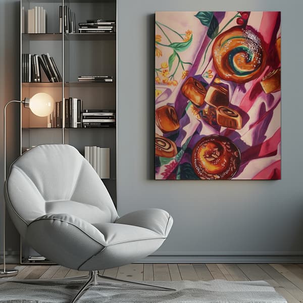 Evening Jazz Canvastavla 50x70 cm