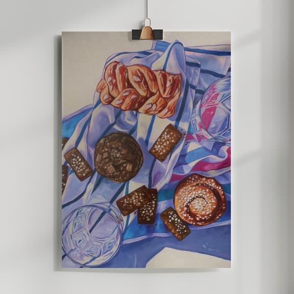 Winter Morning Poster 50x70 cm