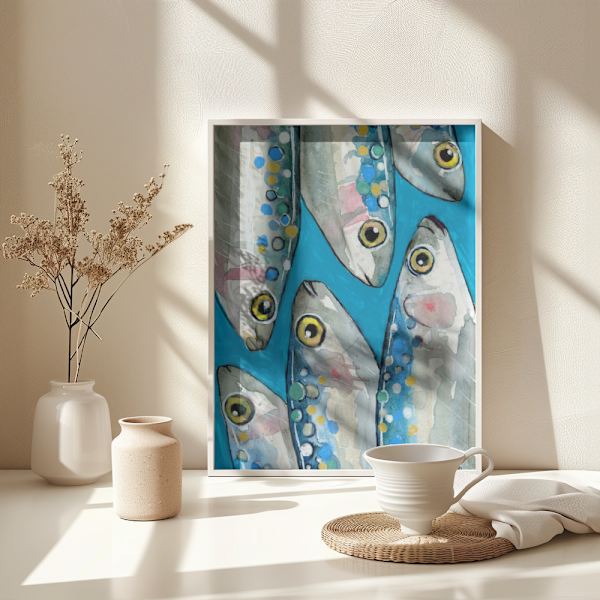 Fishes Poster 30x40 cm